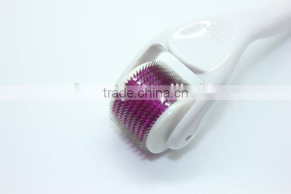 Titanium micro needle skin dermaroller 540 pins derma roller for anti cellulite