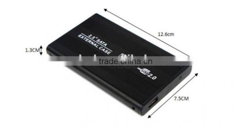 2.5 inch USB 2.0 HDD Case Hard Drive Disk SATA External Storage Enclosure Box