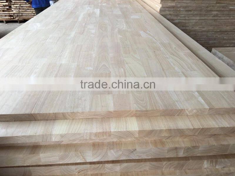 Rubber wood finger joint board/Rubber glued laminated timber