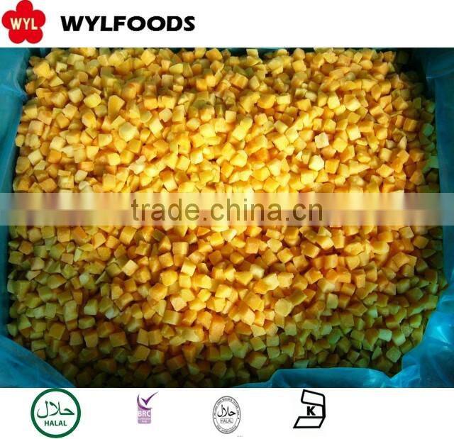 IQF Frozen apricot dices best price good quality
