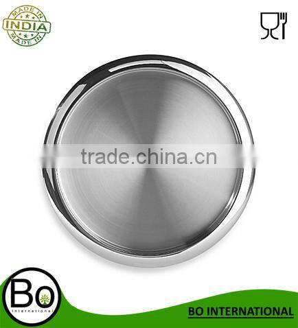 Promotional bar stainless steel cafeteria tray
