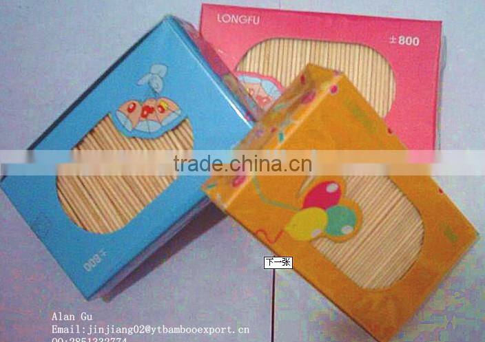plastic bottle pocket bamboo toothpicks