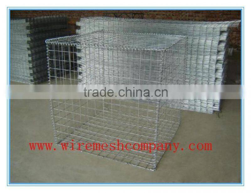 Standard size stainless steel gabion wire mesh/gabion mesh cage