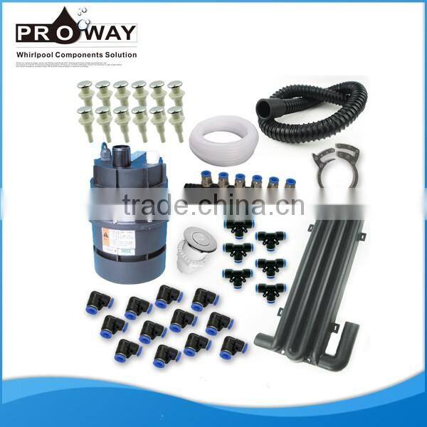 Whirlpool Massage Nozzle Kit Air Bubble Jet System Bathtub Manufacturer