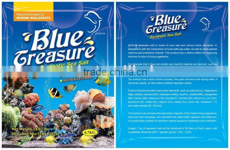 Blue Treasure Coral Pro Marine Salt for Aquarium, 150-Gallon