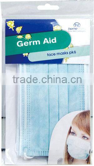 6 pcs disposable medical face mask