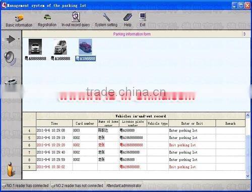 Customzied RFID assets software for Parking System
