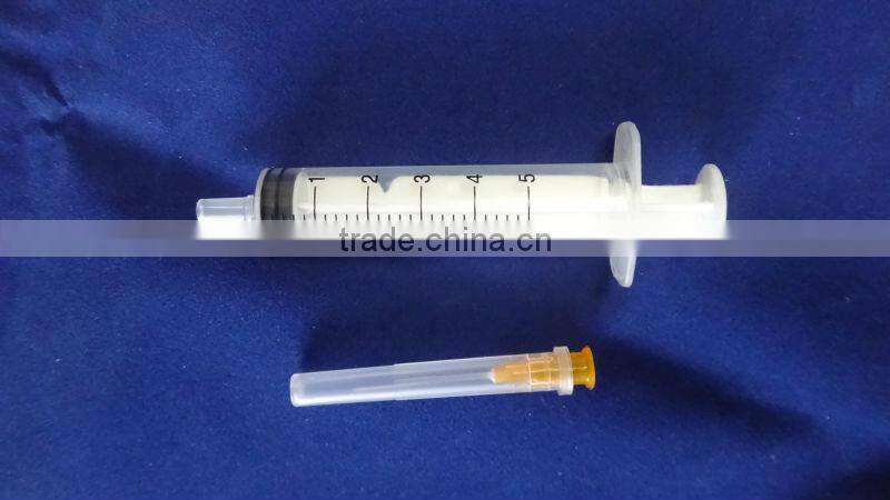 Disposable 3-parts Syringe Luer Slip/Lock with needle