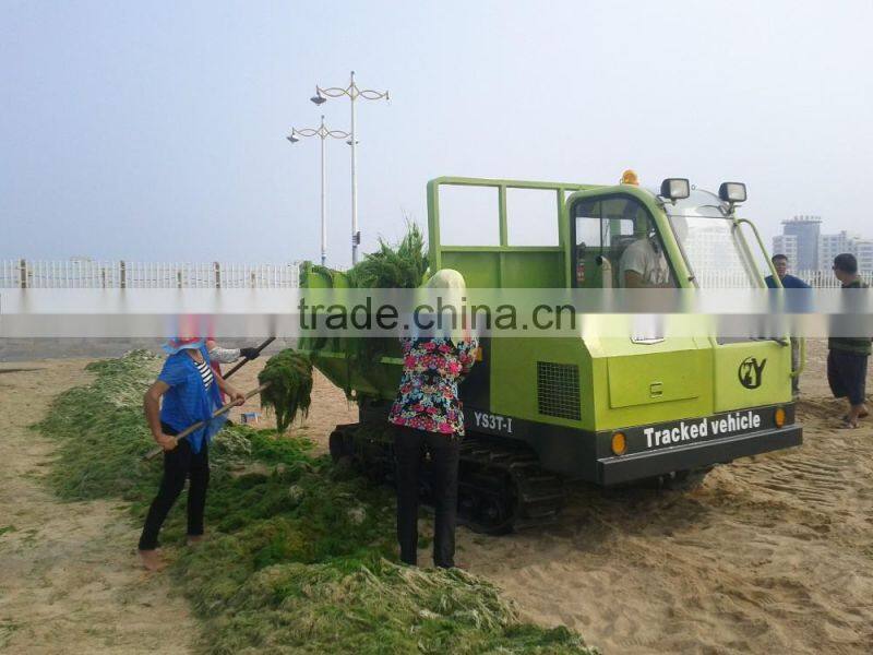 Full rubber dumper self dumping crawler dumper made in china