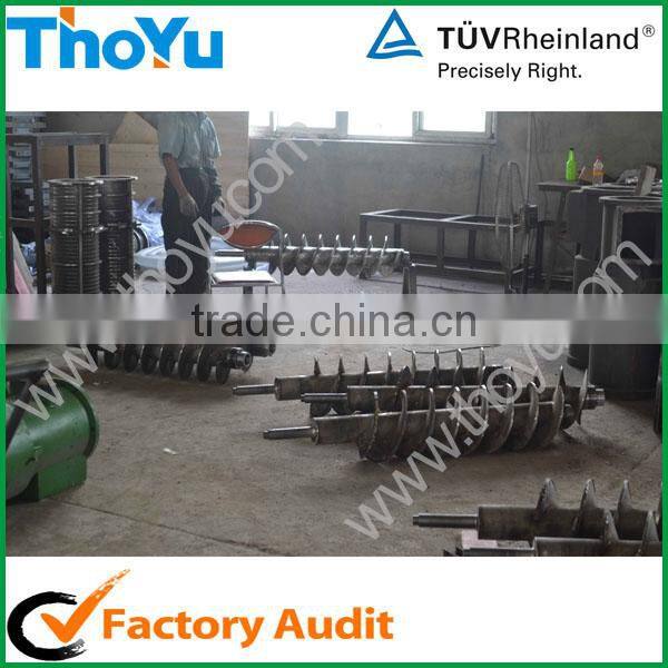 ThoYu CE Certificated Salable Screw Press Cow Dung Dewater Machine (SMS:+86-15903675071)