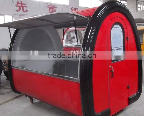 2016 practical high quality food vending small cart for sale