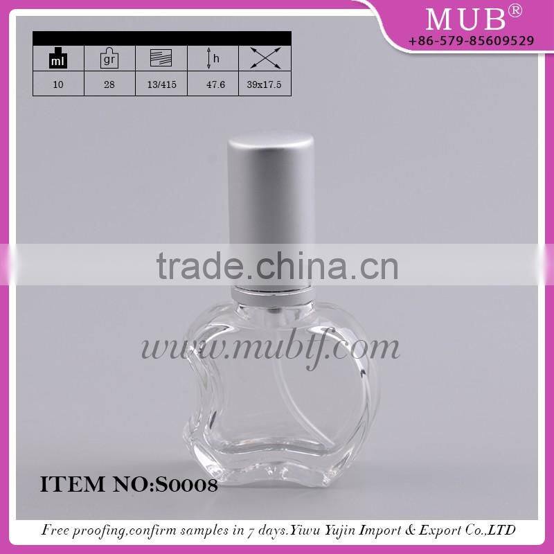 S0003 new stype mini screw sprayer bottle glass bottle colored