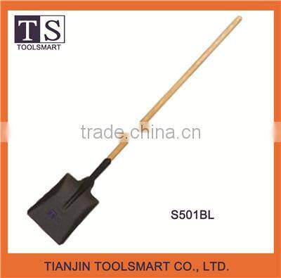 wooden handle coal shovel