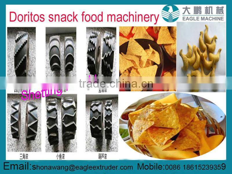 Fried doritos tortilla chip production line