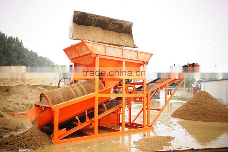 Widely used in power plants and construction site Diesel sand screener machine manufacturer