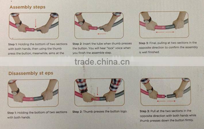 hula hoop / fitness body building hoop / massage hula hoop