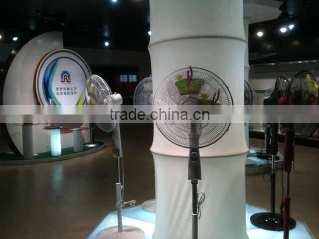 figure 8 oscillation 16 inch LED display remote control electric stand fan