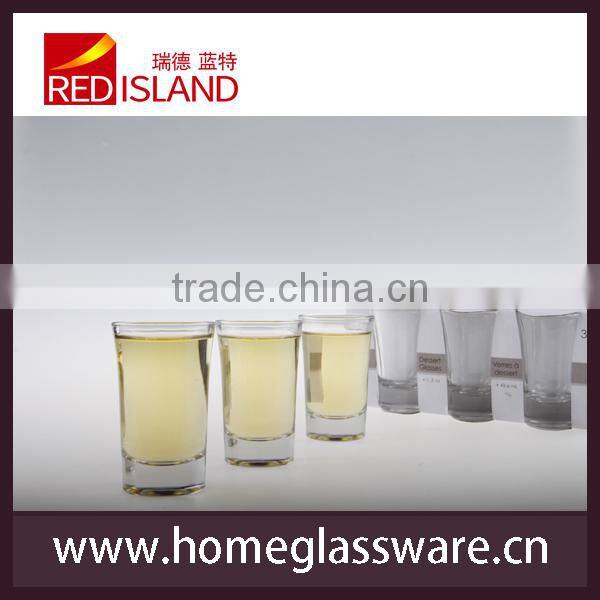2016 hotsale high quality 1oz 1.5oz shot glass whicky glass cup