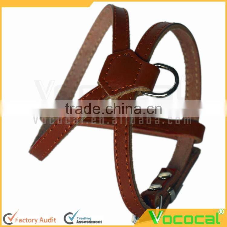 PU Leather Pet Dog Cat Harness Chest Belt Pet Accessory