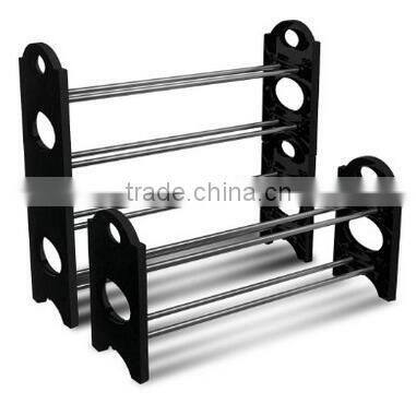 4 Tiers Utility Shoe Rack Shoe Storage Organizer Cabinet