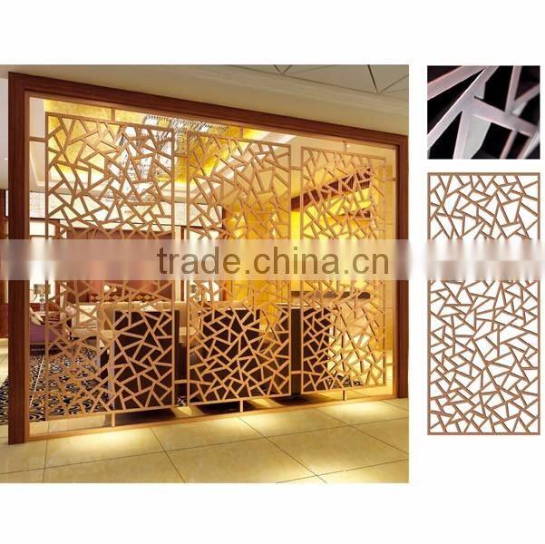 Customized Decorative Stainless Steel Restaurant Screen Divider