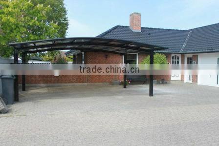hot sale alumnium double carport for two cars