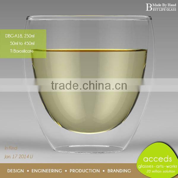 High Quality Pyrex Glass Cafe Cup