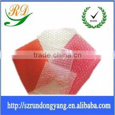 pink air bubble bag