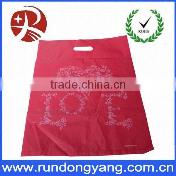 die cut bag for clothe and cap shopping