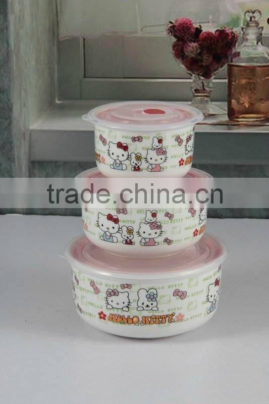 Porcelain&Ceramic Hello Kitty Fresh Bowl Set