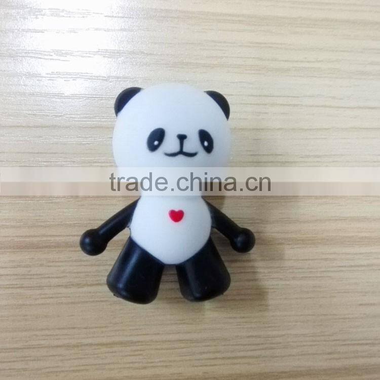 colorful melamine chopsticks with panda silicone helper for kids