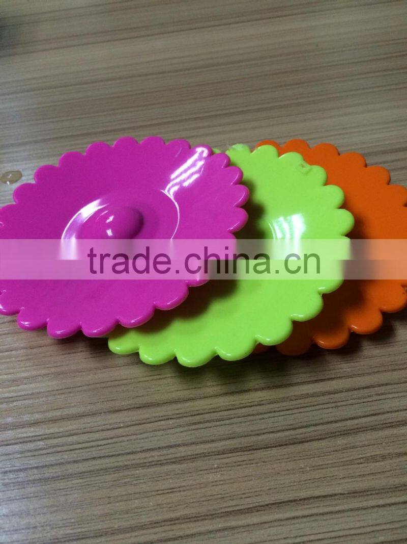 Green beautiful new design silicone cup lid