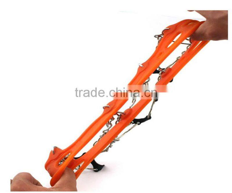 Factory price snow silicon shoe grips ,Winter safety silicone shoes, Anti slip shoe grips for ice and snow