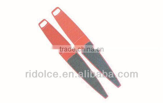 Red foot file for nail salon bulk wholesale art supplies TKN-8FFR