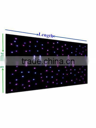 new design LED Monochrome starry sky cloth