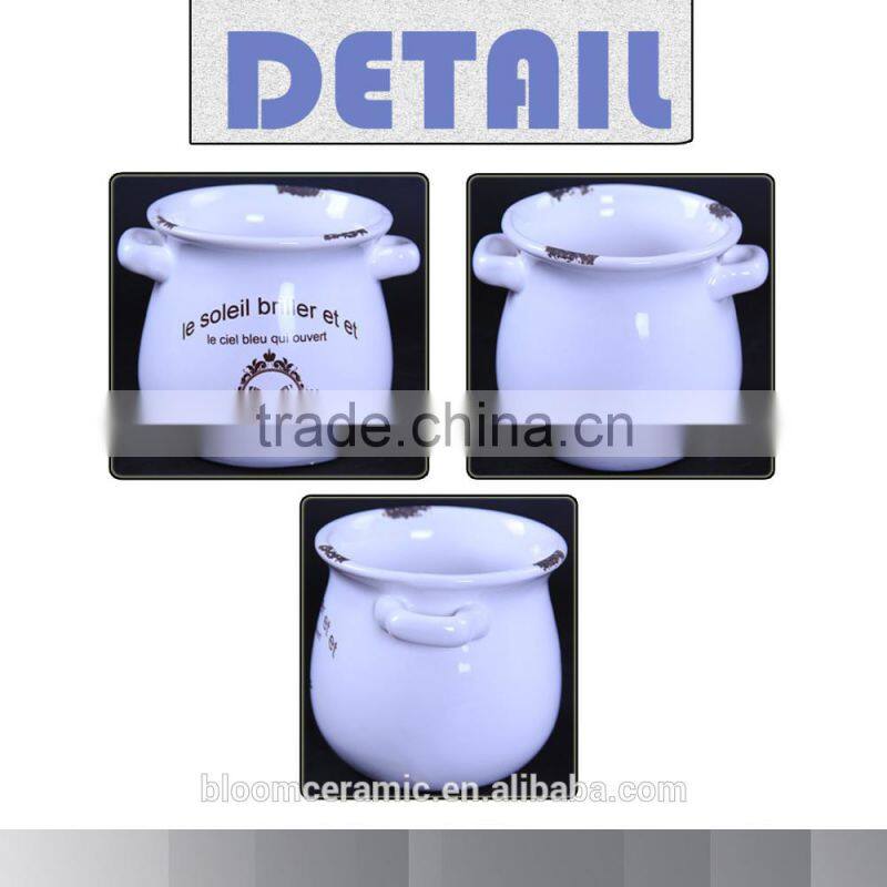 Mini garden flower pot,garden pot wholesale,ceramic plant pot