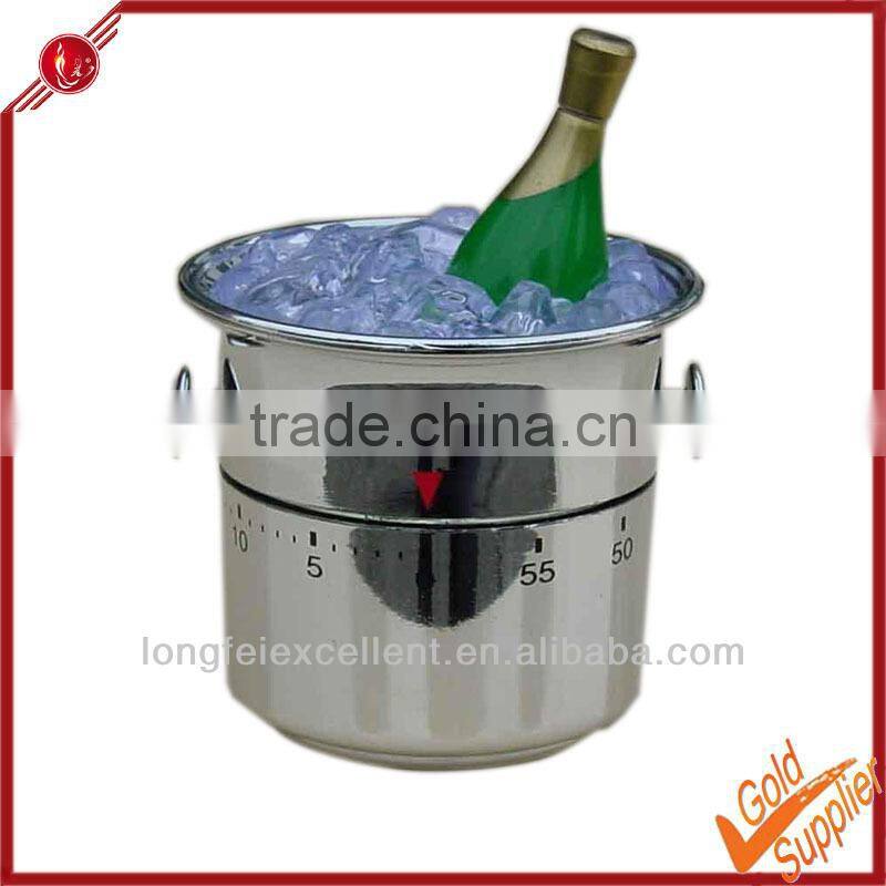 Champagne bucket shaped decor cupcake timer kitchen mechanical kitchen timer