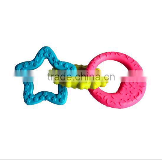 new Eco-friendly TPR fashion Chew pet toys transparent ball