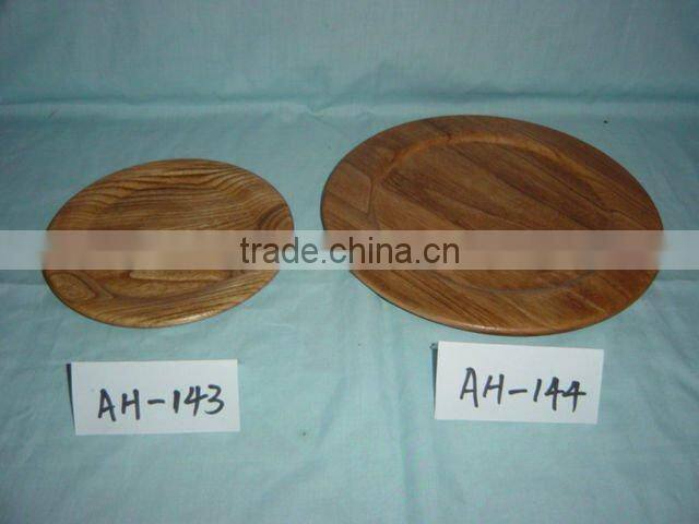 useful carbonized wooden plate,food container