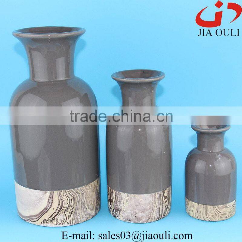 2016 NEW modern home decor Lucky Bamboo ceramic vase