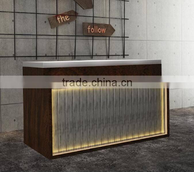 Classical style reception desk shop counter design showing counter(BG11-M099)