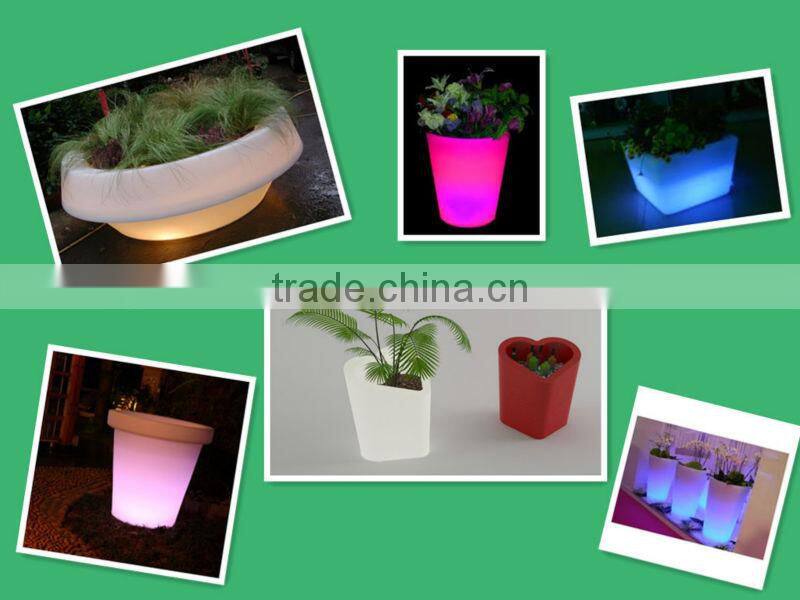 Light up planter pot,led flower vase pot YM-LFP35554