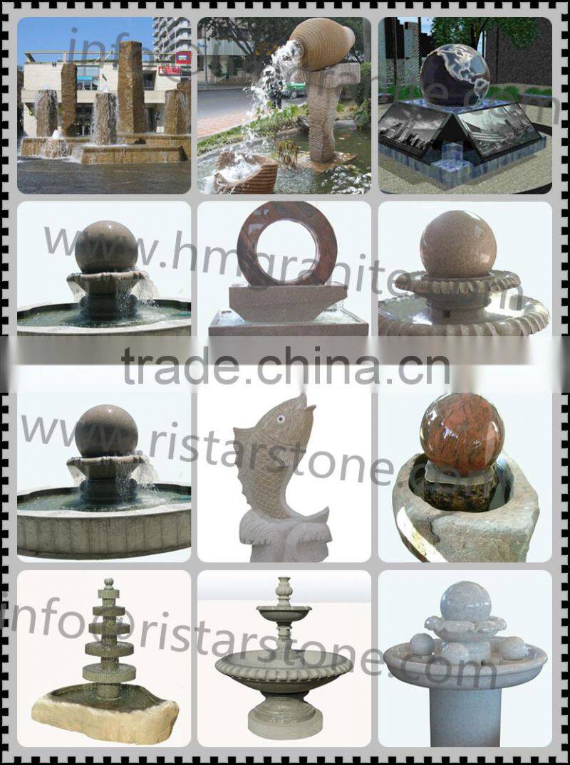 Indoor and outdoor stone garden water fountain water feature