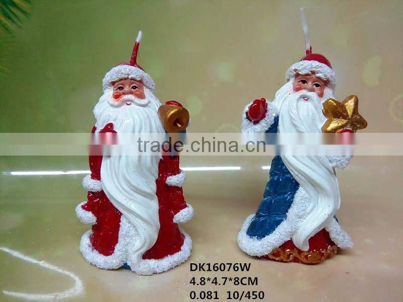 Cheap paraffin wax Christmas Candle ornament