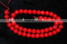 wholesale 16" 13mm smooth round red coral beads prices
