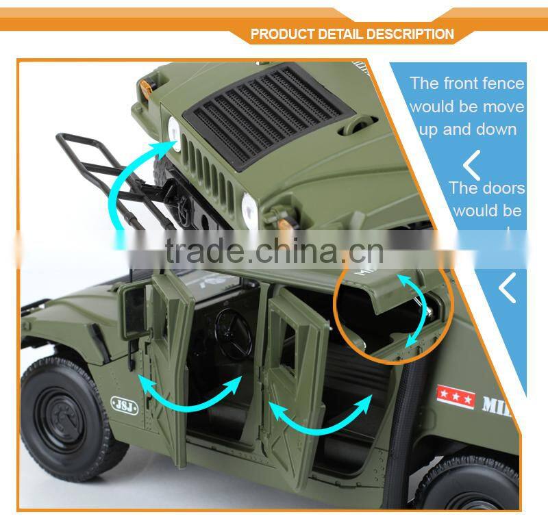 New Arrival! China Wholesale Alloy Battle Car Toy 1/18 Diecast Car for Sale
