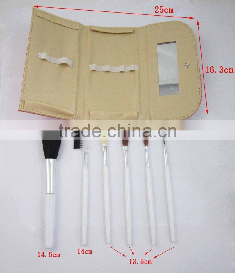 Fashion Style 6pcs Plastic Handle Magic Brush