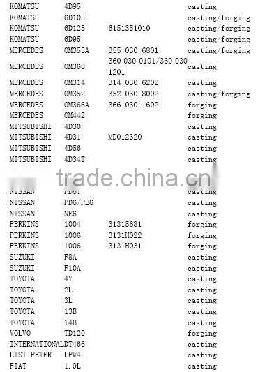 NT855 casting forging engine crankshaft