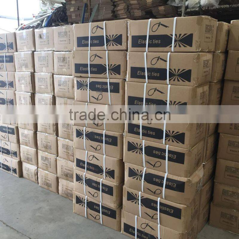 Latex thread elastic bungee toggle ties for scaffolding sheeting