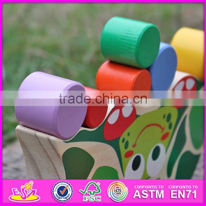 2016 new design funny toddlers wooden balancing toys W11F049